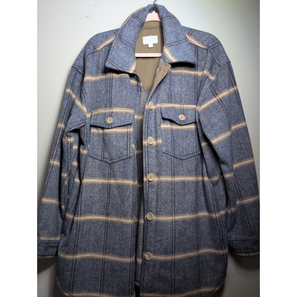 Every Blue Cream‎ Brown XL Shacket